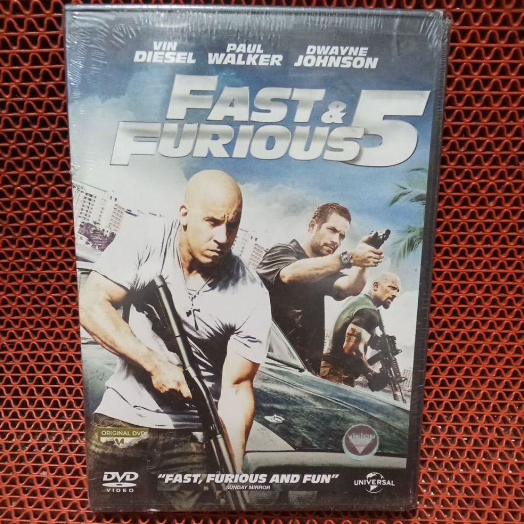 DVD FAST & FURIOUS 5 100% ORIGINAL