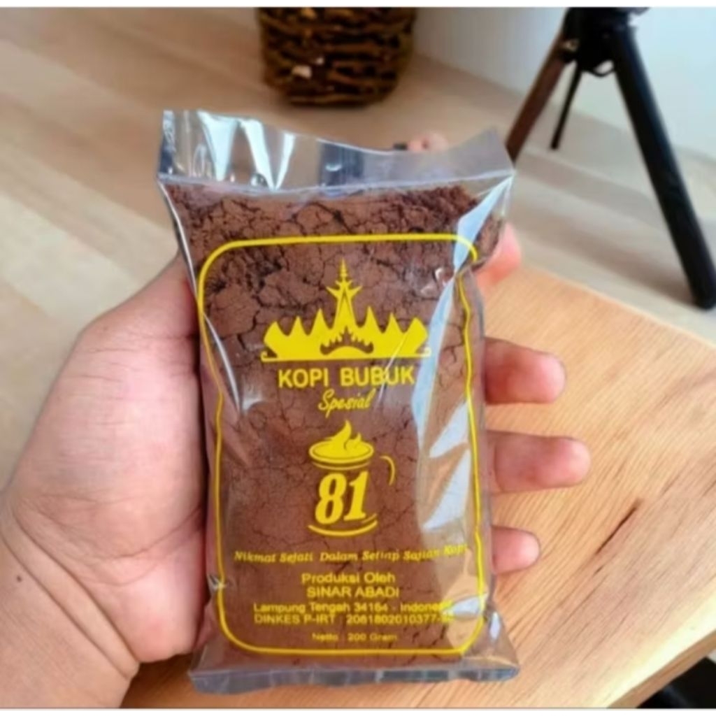 

Promo Kopi Lampung Bubuk Cap 81 isi 1kg /// Produk Lampung asli