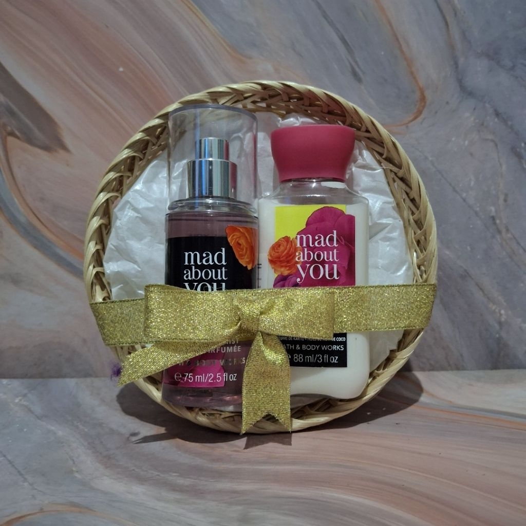 bath and body works mad about you gift set duo paket seserahan kado