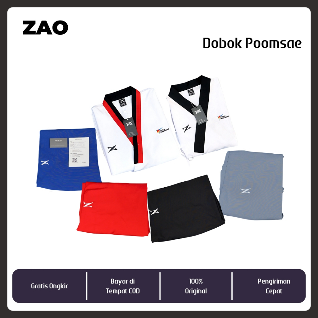 Dobok Poomsae Junior Senior ZAO Taekwondo