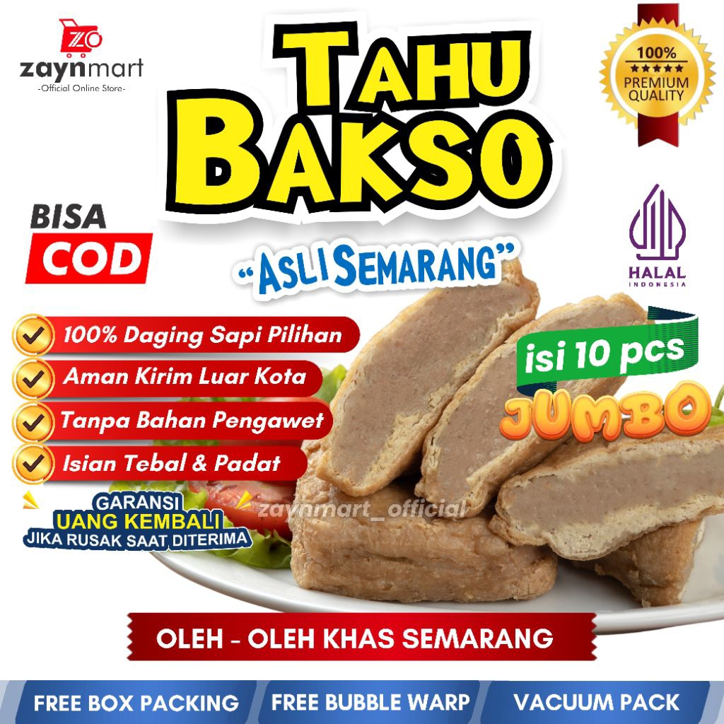 

[ GROSIR ] TAHU BAKSO SAPI Oleh-oleh Ungaran Semarang-Tahu Bakso vacum - Tahu Baxo vacuum - Frozenv