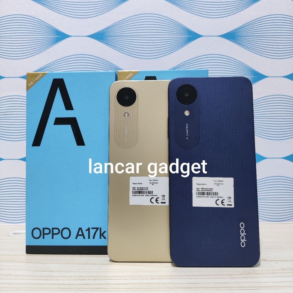 OPPO A17K 3/64GB SECOND FULLSET