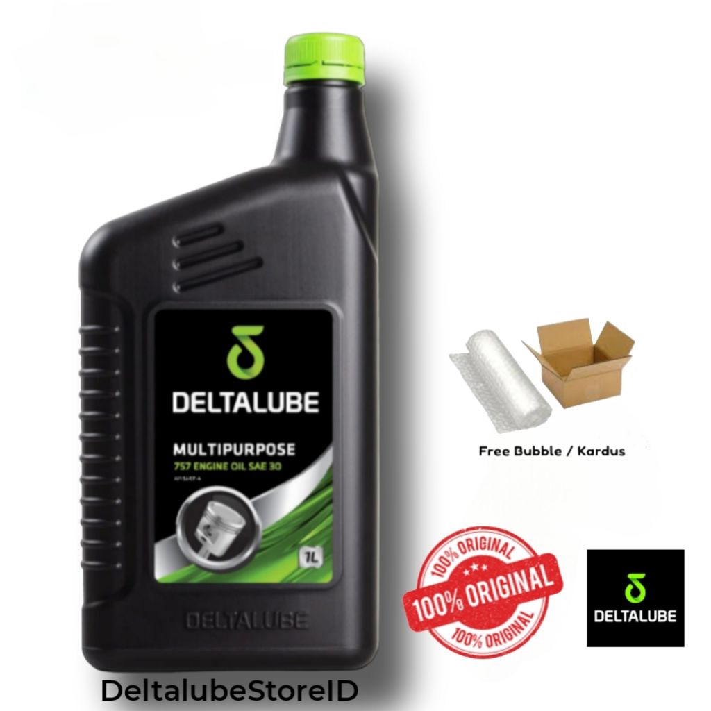Deltalube SAE 40 1 Liter- Oli Mesin Diesel & Bensin | Mobil, Motor, Genset | Multipurpose