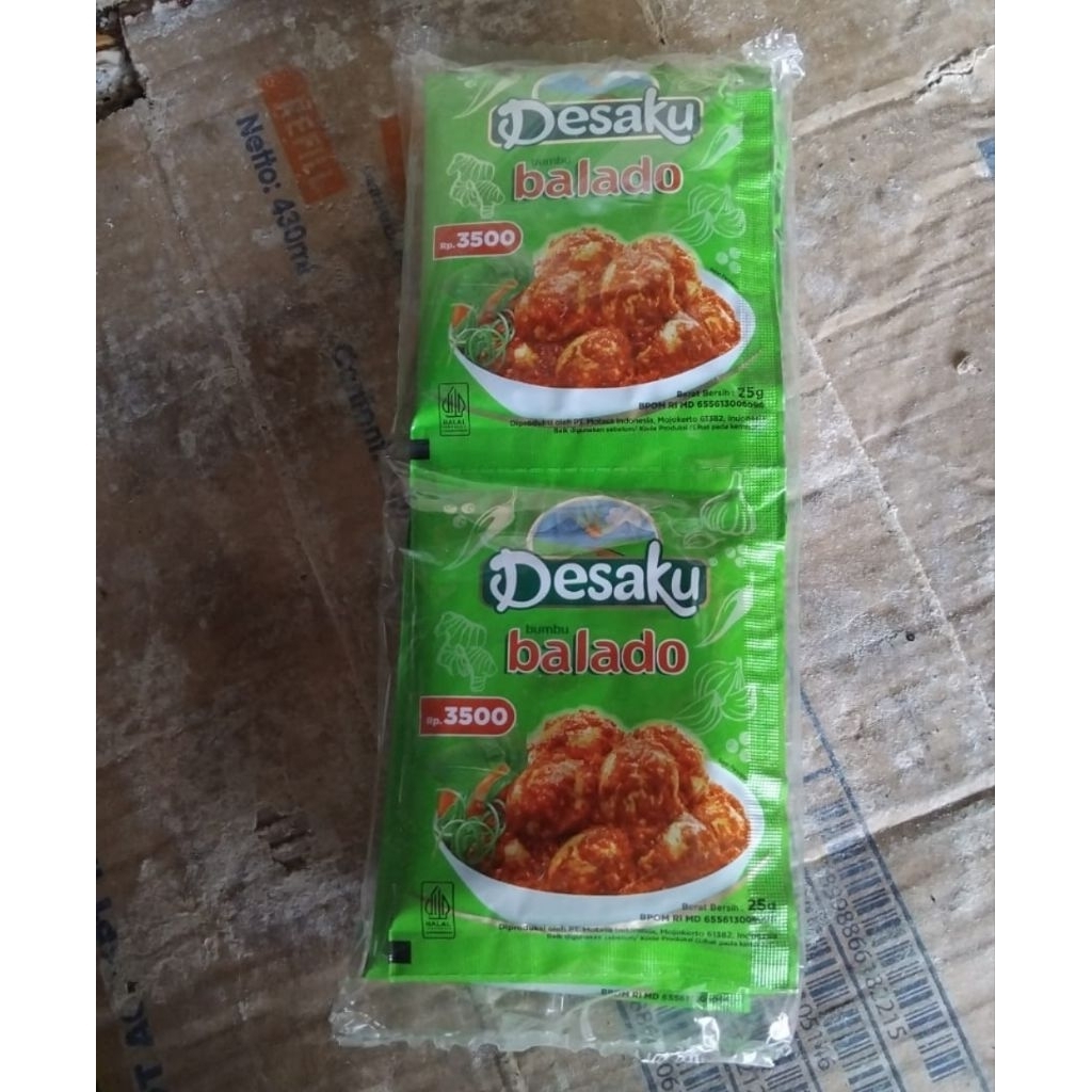 

[1pcs] Desaku bumbu balado, bumbu siap masak, bumbu balado