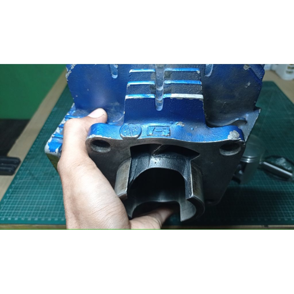 blok piston block seher buring bureng deksel rx king original copotan pnp rxs rx spesial rxr rx 125 