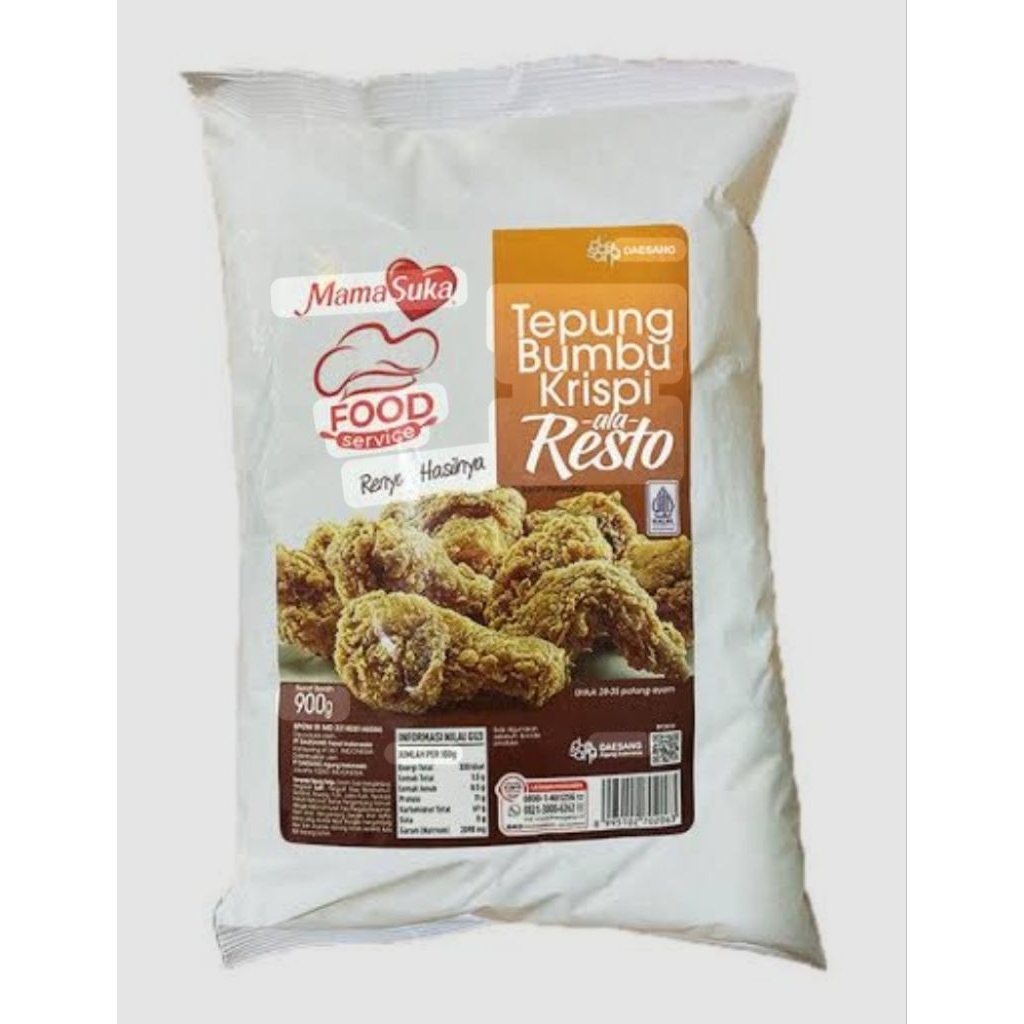 

Mama Suka Tepung Bumbu Krispi Ala Resto 900 gr