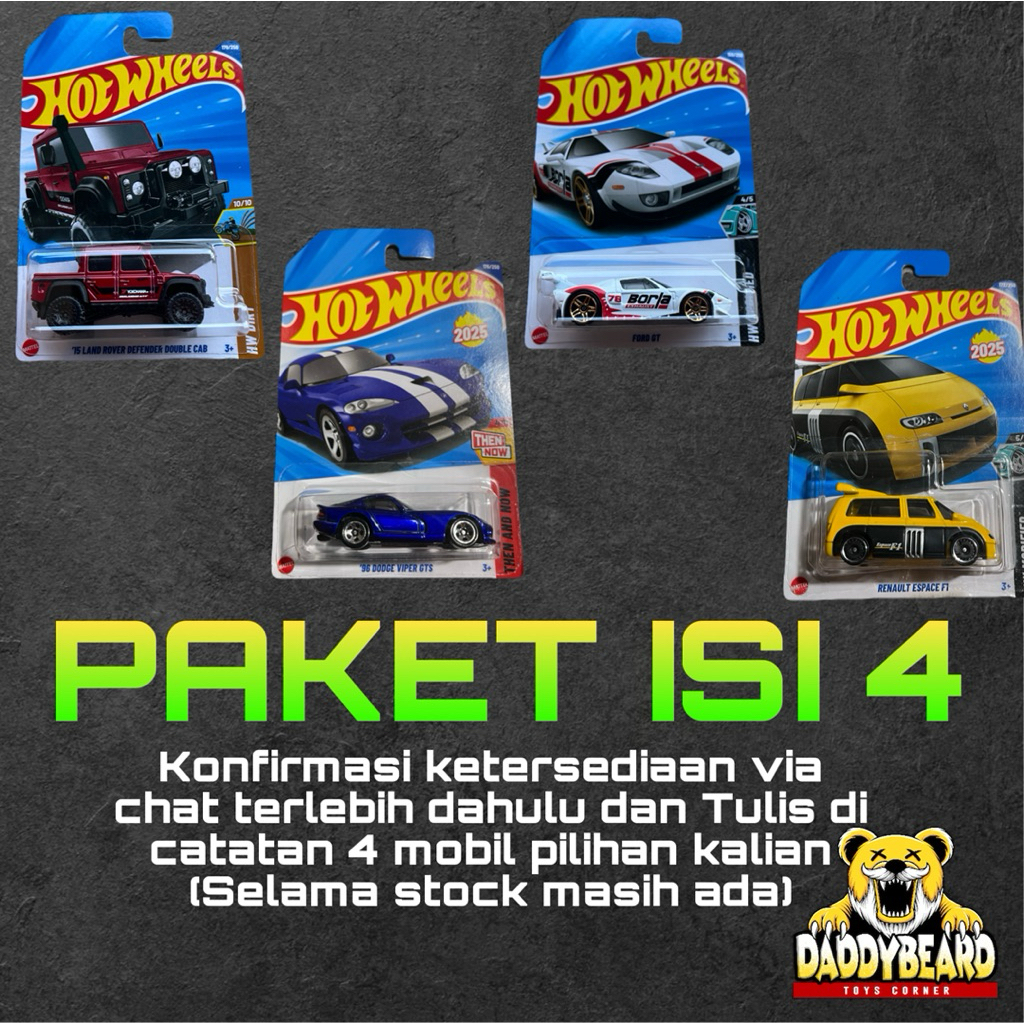 DIECAST HOT WHEELS - SORTIRAN TERBARU LOT J 2025 REAL CAR