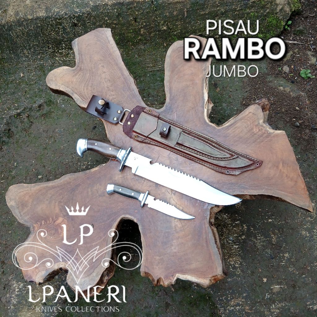 Pisau RAMBO JUMBO 1 set LPANERI.