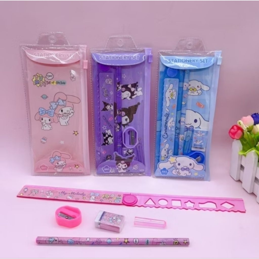 

Pensil Set 5in1 Karekter Lucu Anak/ Kotak Pensil Tempat Peralatan Tulis
