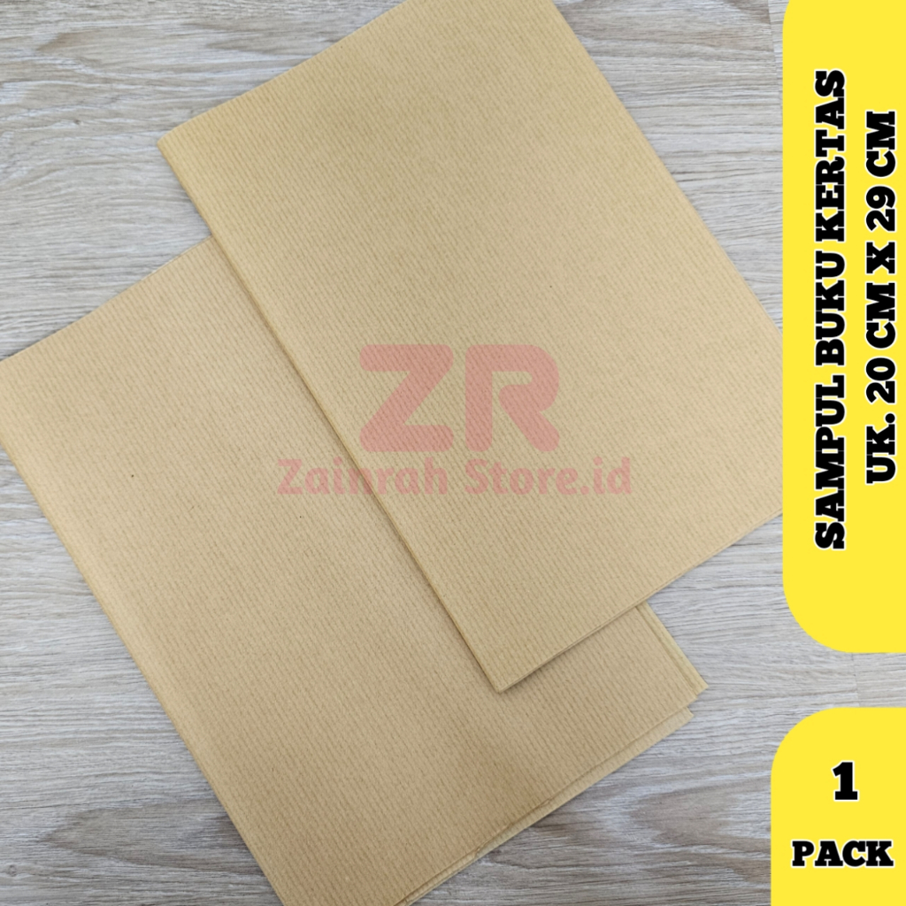 

(1 Pack ) Sampul Buku Kertas Coklat Kwarto Warna