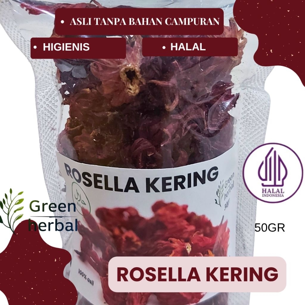 

Bunga Rosella Kering. by Green Herbal