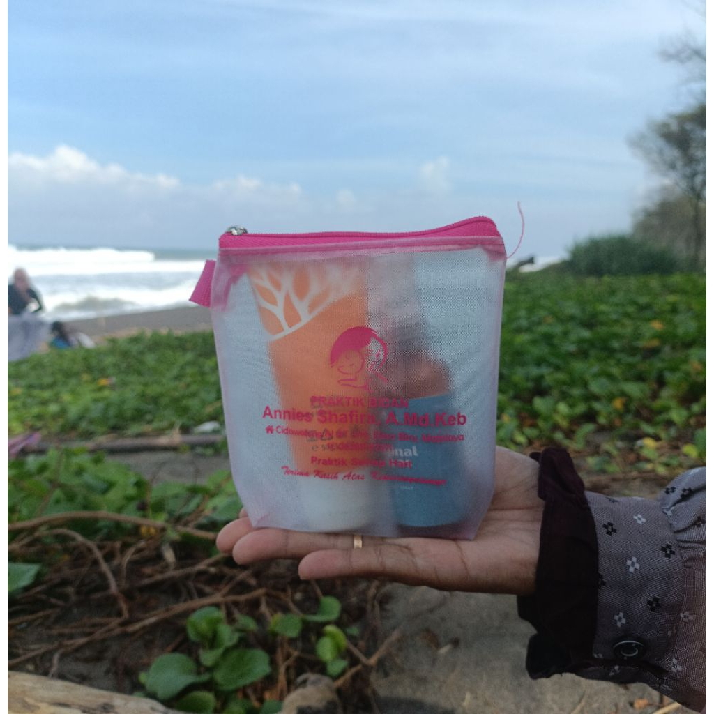 Dompet Mika Plastik Transparan Kecil minimal Pemesanan 100 pcs