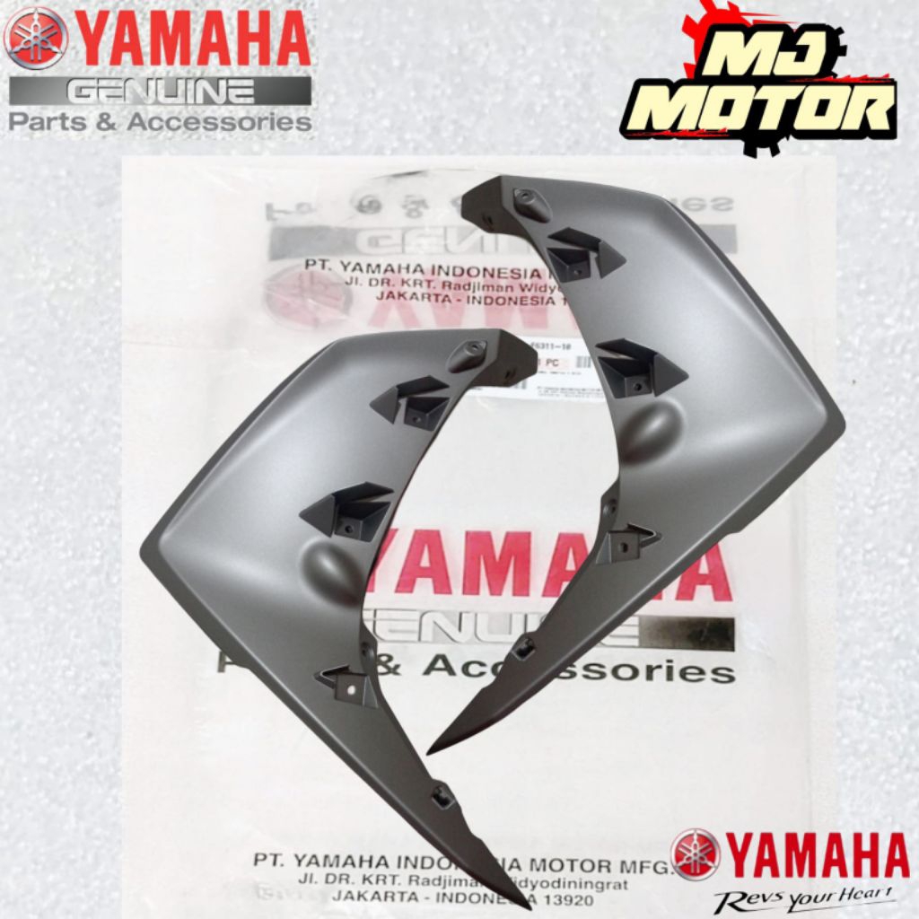 SAYAP KANAN KIRI SET MIO M3 SILVER METALIK 2024 ORIGINAL YAMAHA 2PH-F835V-00-PP 2PH-F835U-00-PP