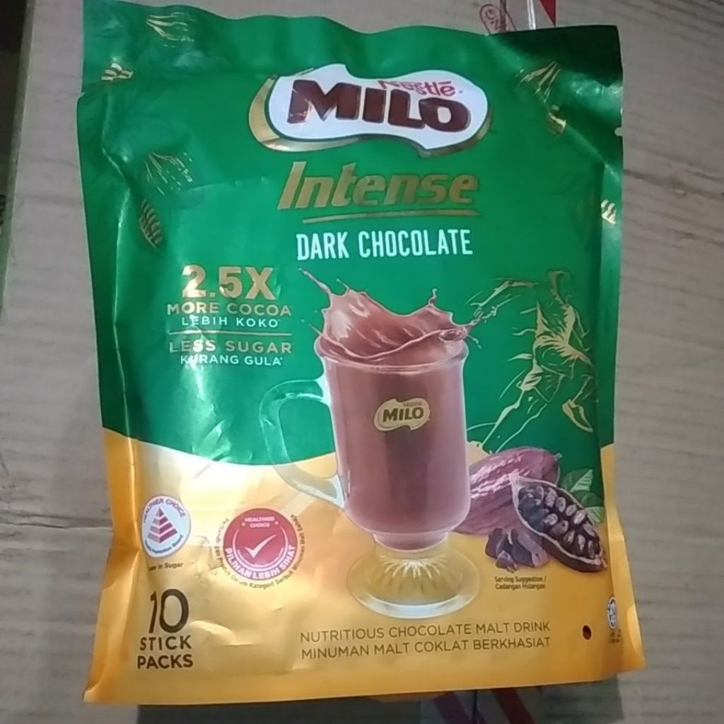 

Milo Intense Dark Chocolate 24 bungkus 1kotak