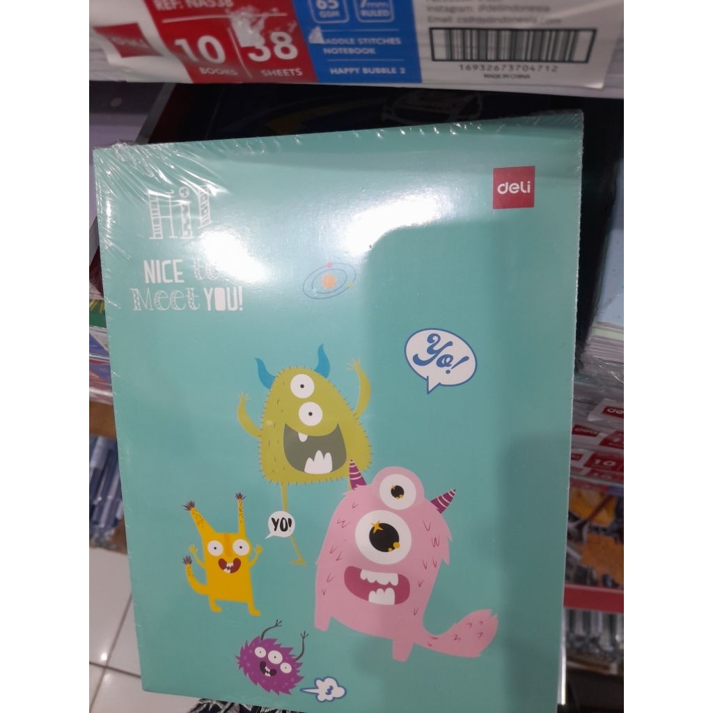 

[ 1 Pack 10 Buku ] Buku Tulis Deli 38 lembar