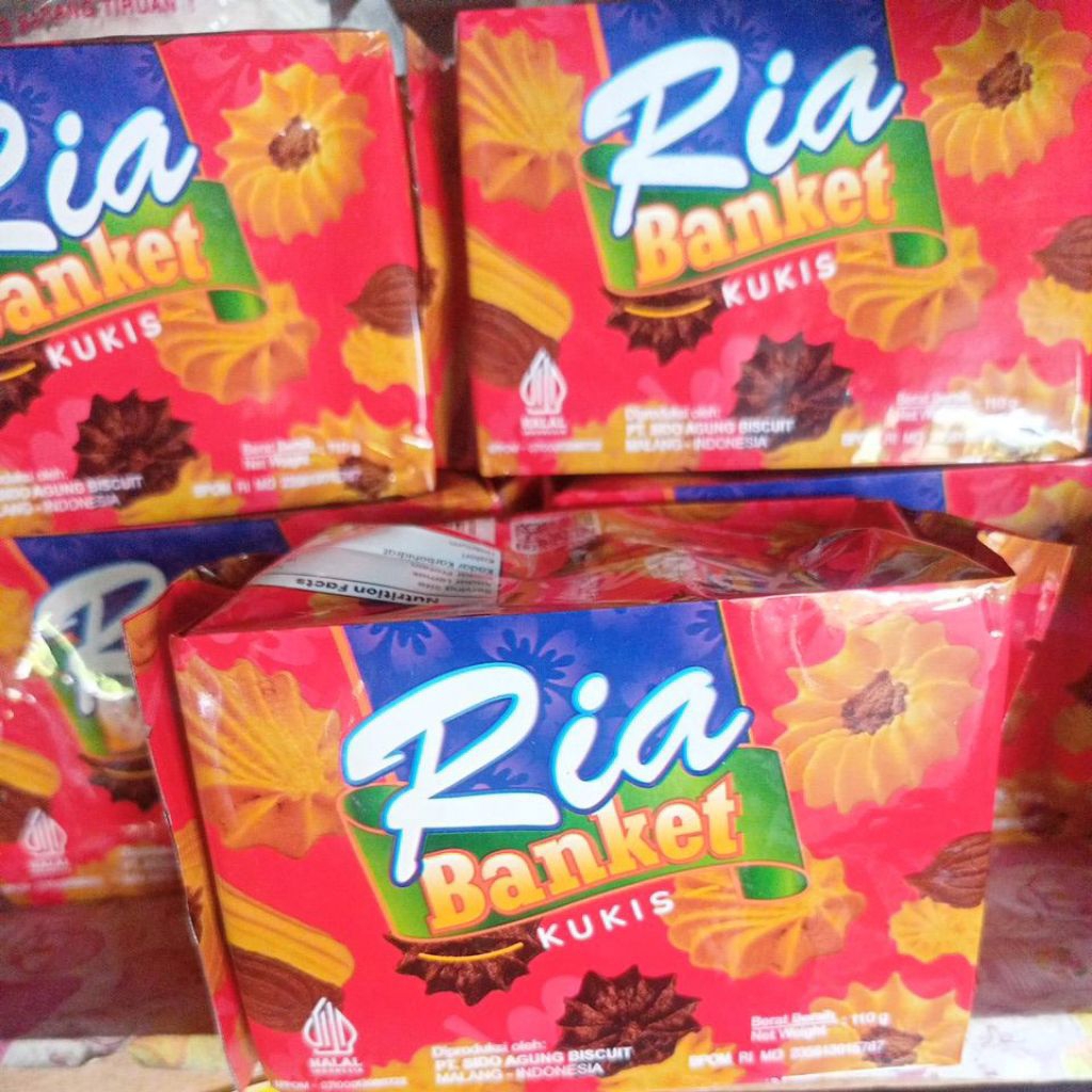 Ria Banket kemasan mini / ekonomis / kue kering / kuker