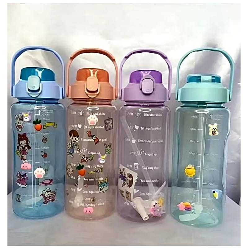 BOTOL MINUM TRANSPARAN 2 LITER