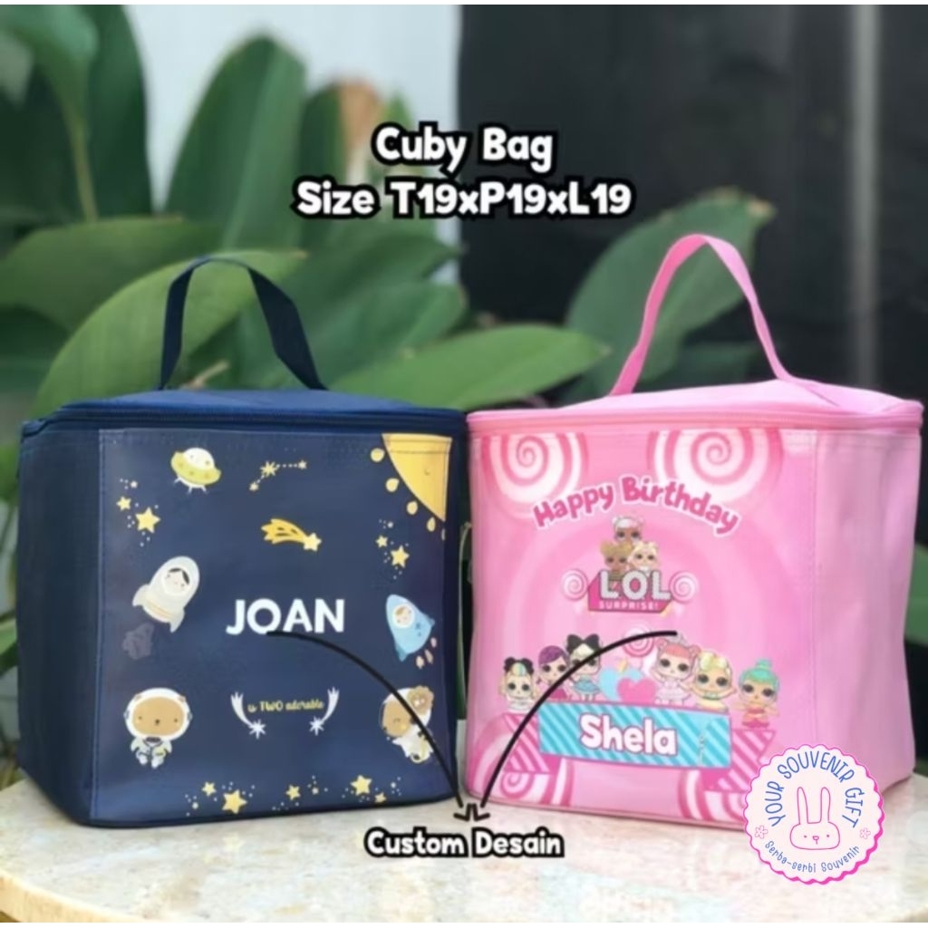 

Tas tenteng souvenir tas kotak bekal free costum design