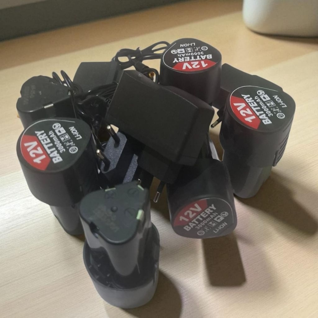Baterai Bor Cordless 12volt New Upgrade Baterai Bor 12v Jld Apr Gtools Hujia xennon dagmara dllunive