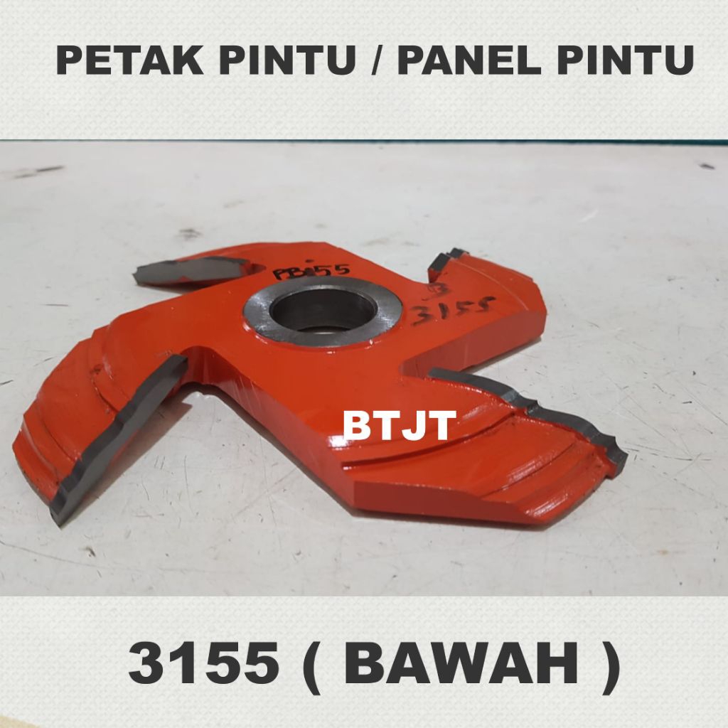3155 MATA PISAU PROFIL ROUTER SPINDLE PANEL PINTU KAYU 3155 BAWAH 7"