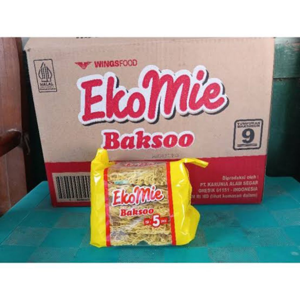 

EkoMie Bakso 275gr per dus isi 16 bungkus