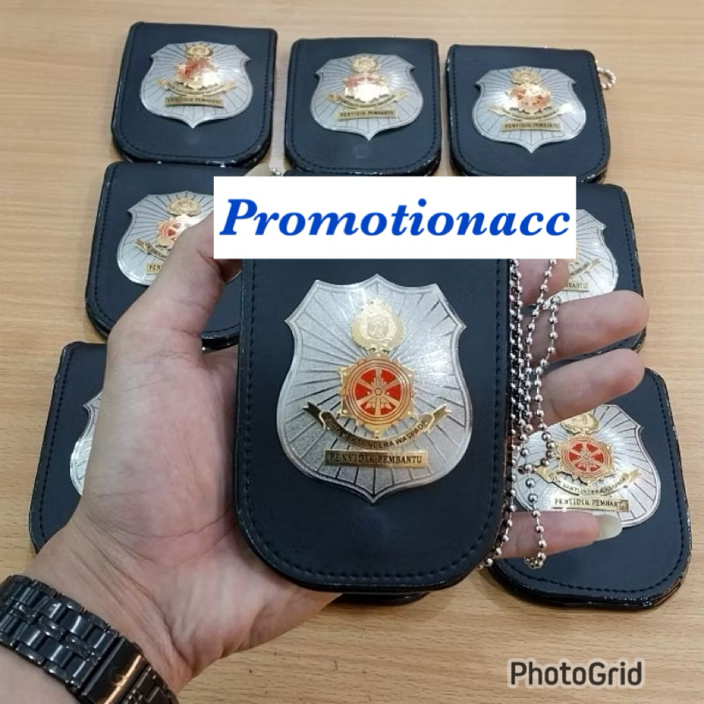 

Dompet KTA Penyidik Pembantu / Dompet Kalung Kartu ID Card Penyidik Pembantu Polri Sepaket Dompet KTA + Lencana + Kalung