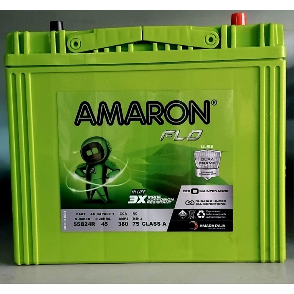 Amaron Flo 55B24R 45 Ampere