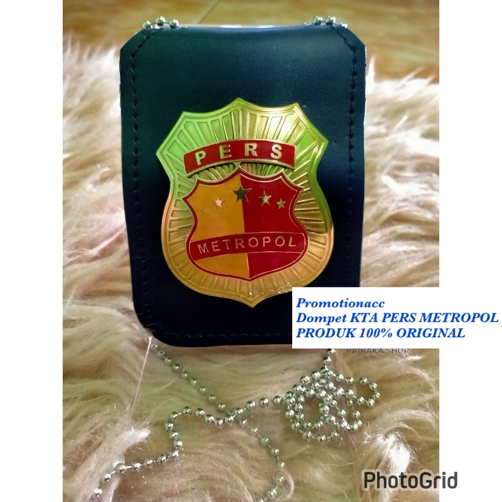 

Dompet KTA PERS METROPOL / Dompet Kalung Lencana / Dompet Kartu Kalung ID Card Lencana PERS METROPOL
