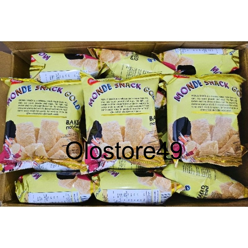 

OLO49 Monde Serena Snack Gold / Red Original Taste - 30gr 60gr MONDE