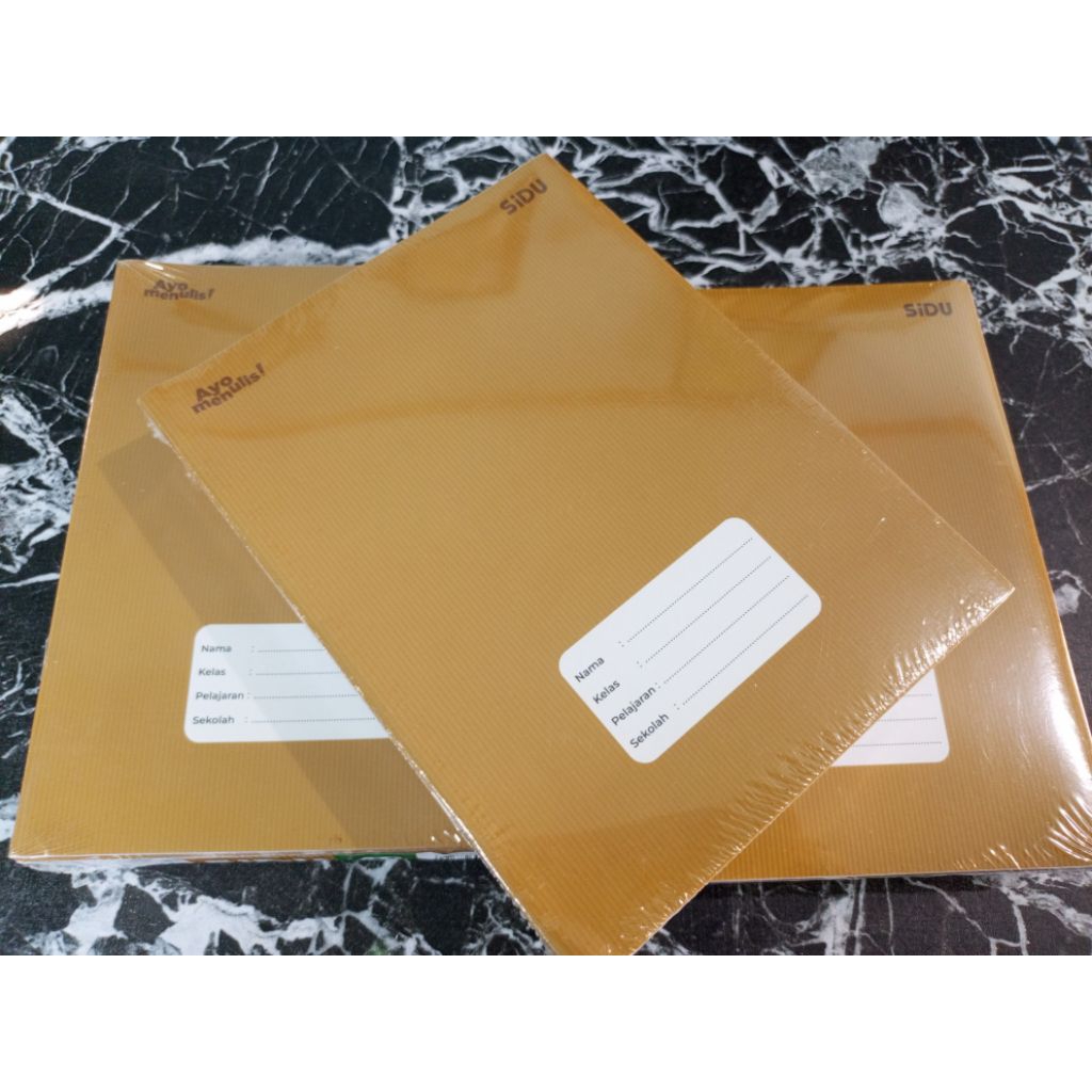 

Buku tulis SIDU isi 40 lembar 1 pack,sampul coklat.