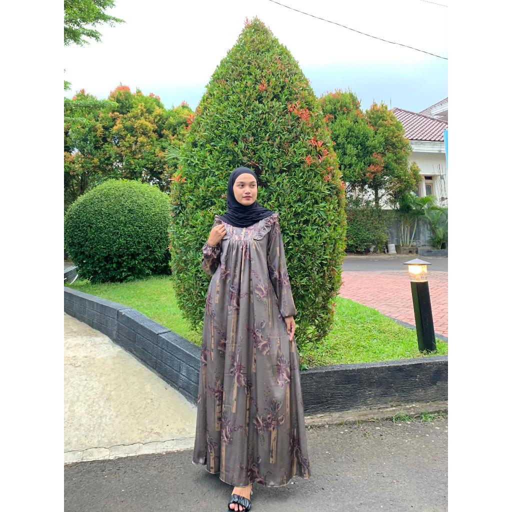 Bersamatemanhidup - Alana Dress Armani Silk / Dress Armany Silk Premium