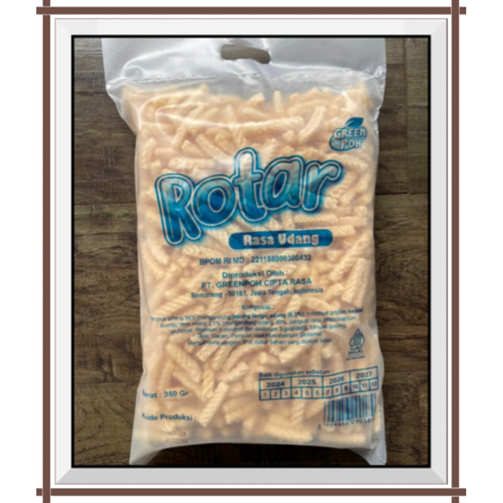 

Rotar - Kerupuk Rasa Udang - Kerupuk Udang - Snack