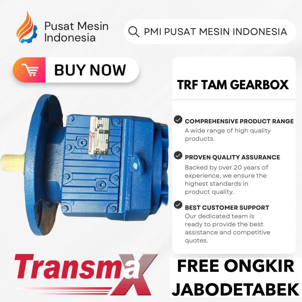 HELICAL GEAR MOTOR TRANSMAX TRF TAM 77 2,2KW 3HP GEAR BOX TRANSMAX/ GEARBOX DINAMO/ GEAR BOX DINAMO