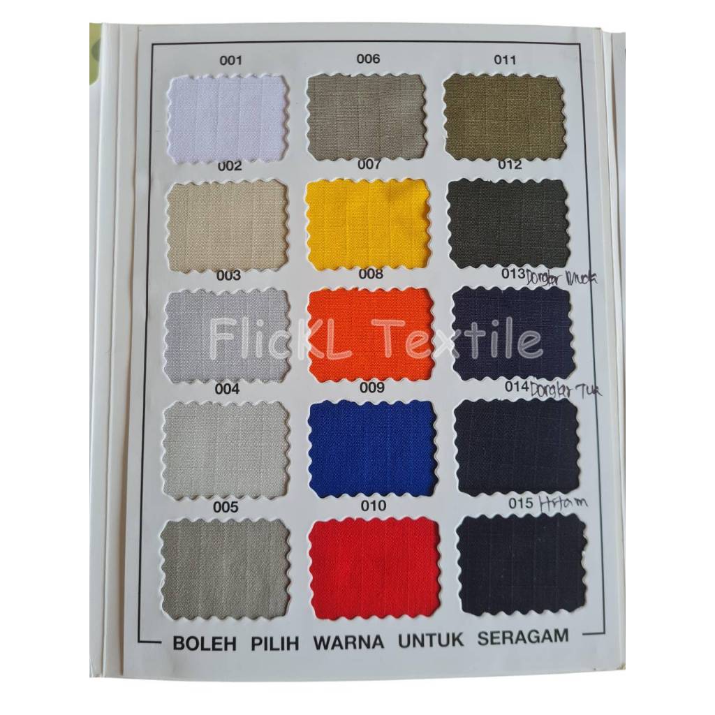 Kain Pernusa Drill Ripstop Pernusa Bahan Drill Ripstop Pernusa Kotak Kotak