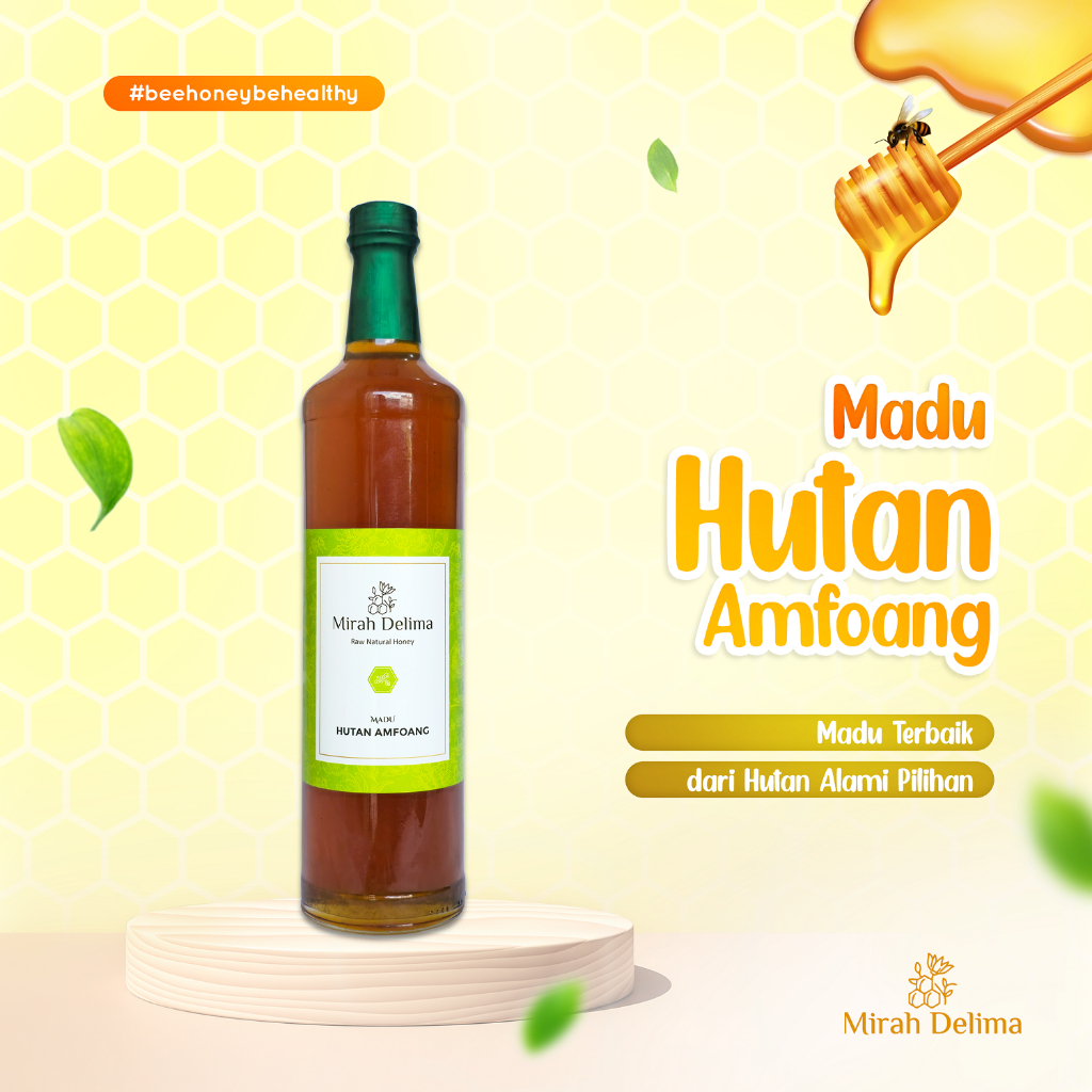 

Madu Hutan Amfoang - Raw Rainforest Honey - 600 ml - Botol Kaca
