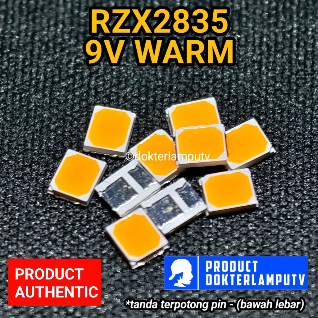 LED SMD WARM WHITE 9V RZX2835 RZX 3000-3500K