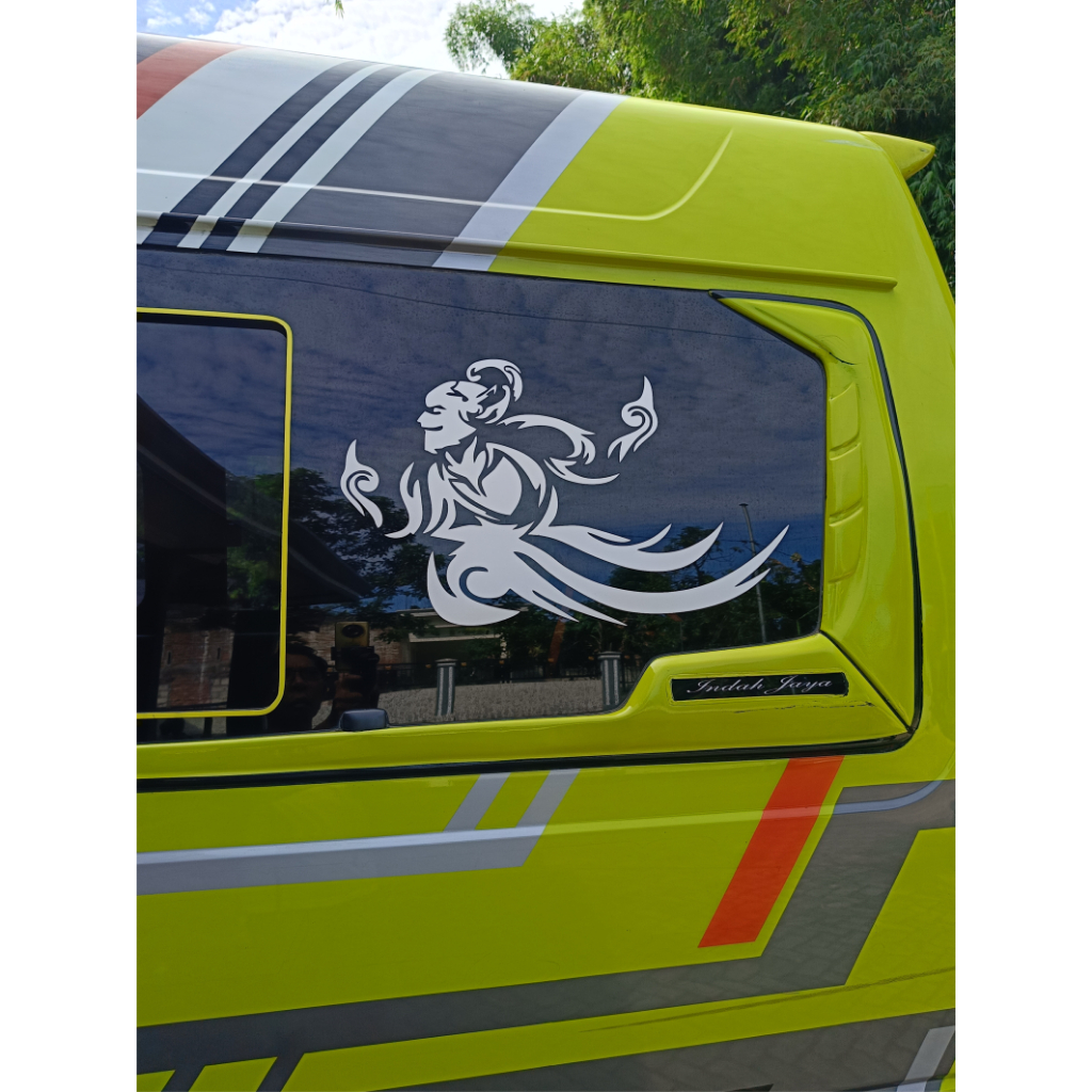 STIKER ELF KACA SAMPING WAYANG ARJUNA