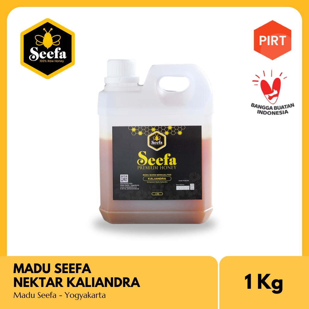 

Madu Kaliandra Murni Seefa Raw Honey 1 Kg Asli Free Sendok Kayu