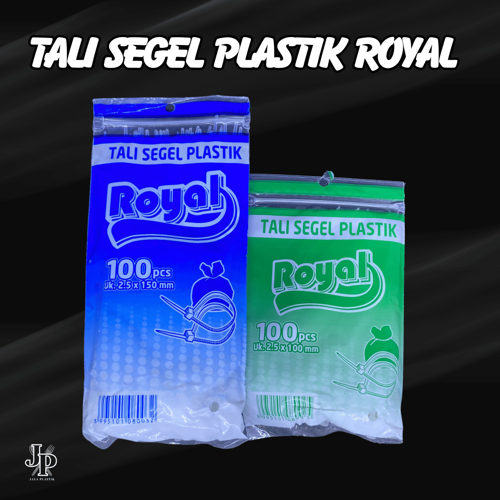 

Tali Segel Plastik Royal Isi 100 pcs Uk. 2.5x150mm / 2,5x100mm / Tali Segel Plastik / Tali Ties Warna Putih / Tali Segel Serbaguna