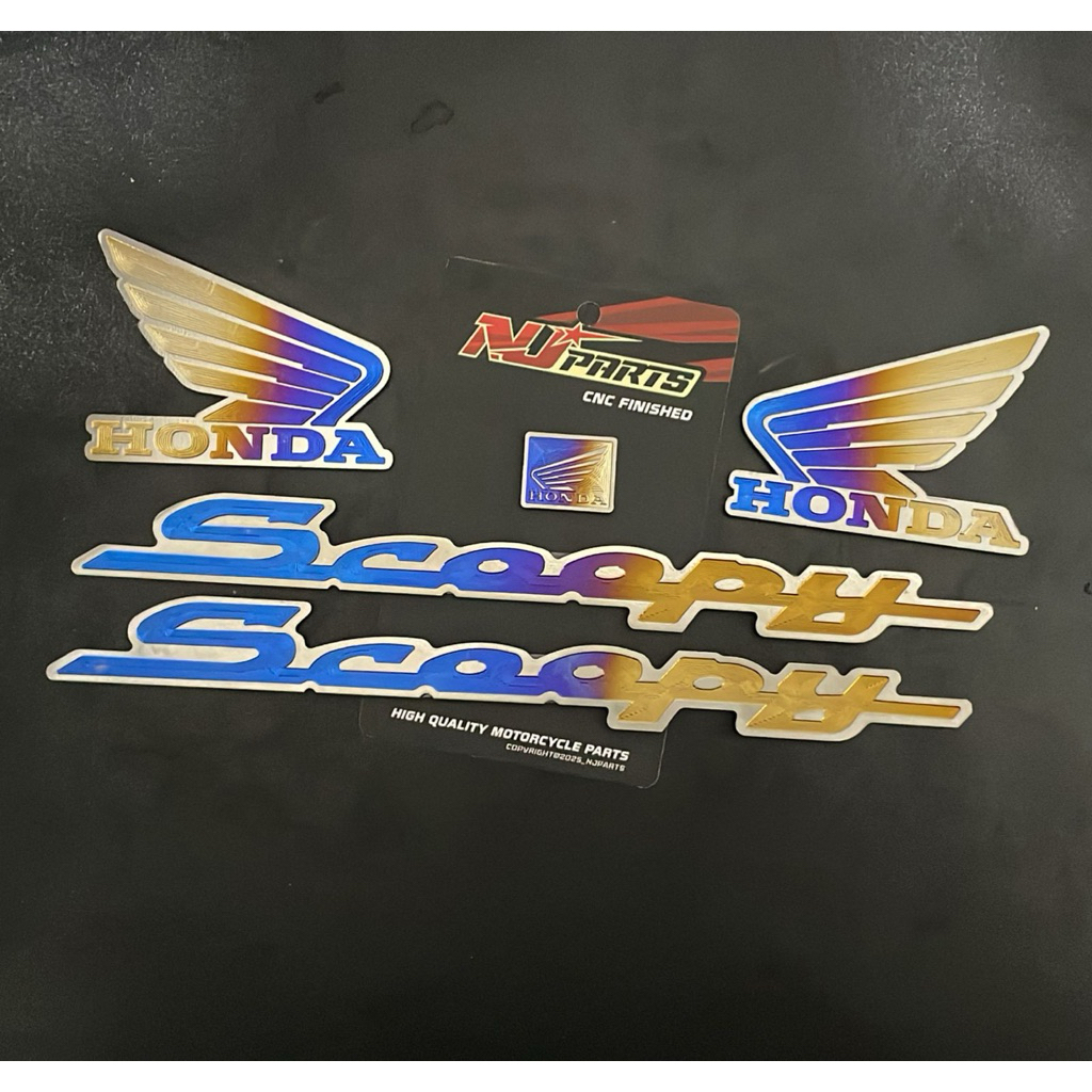 set emblem scoopy prestige karbu fi esp emblem titanium scoopy isi 5.