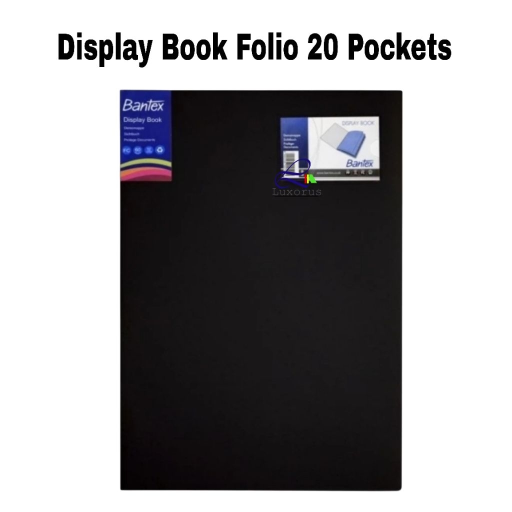 

Display Book Bantex F4 20 Clear Holder - Hitam