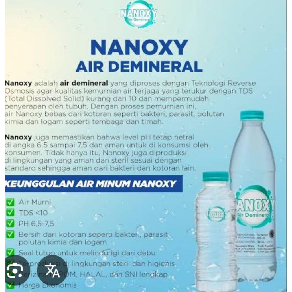 AIR MINERAL NANOXY 550ML (1 PCS)