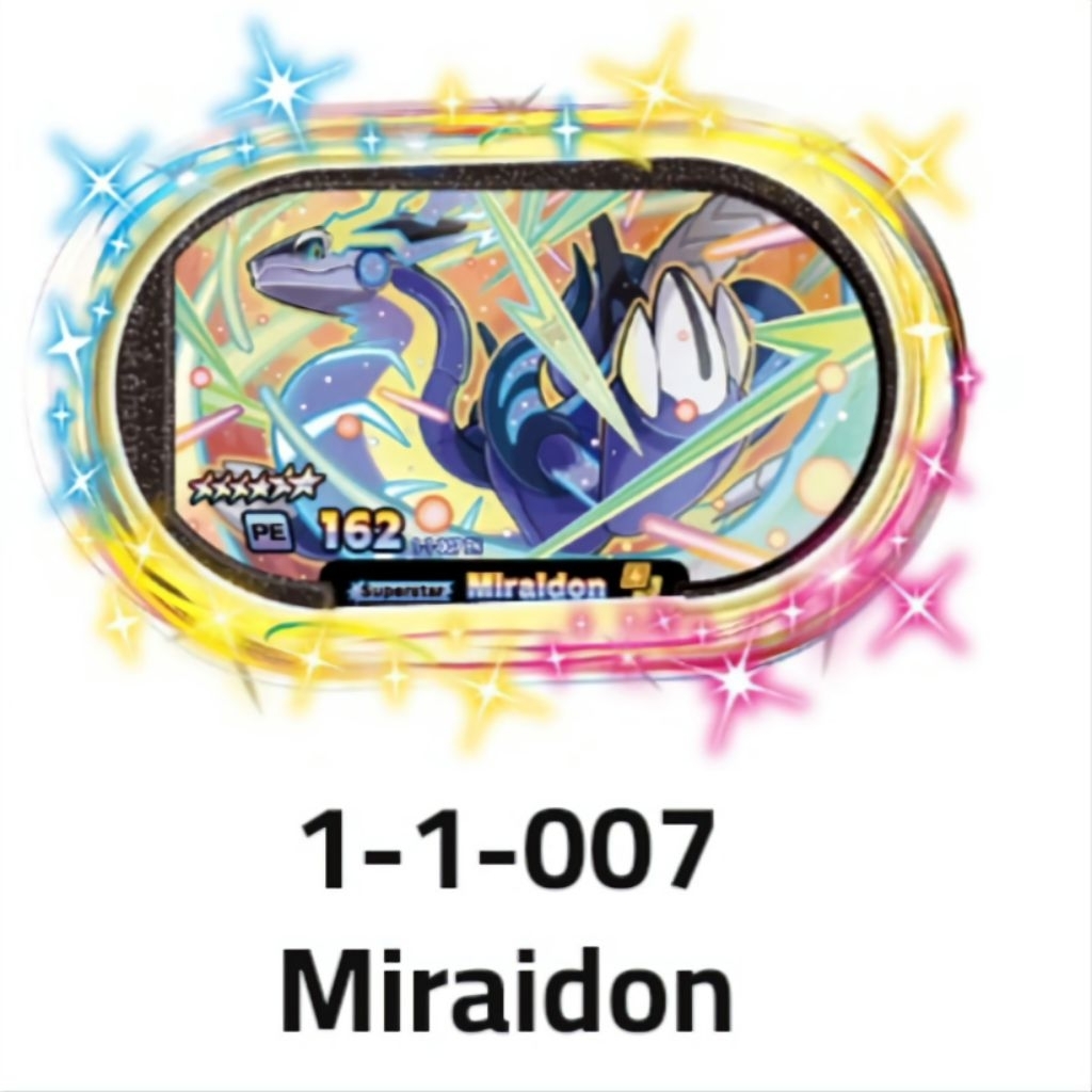 Pokemon Mezastar mezatag Miraidon/ Koraidon