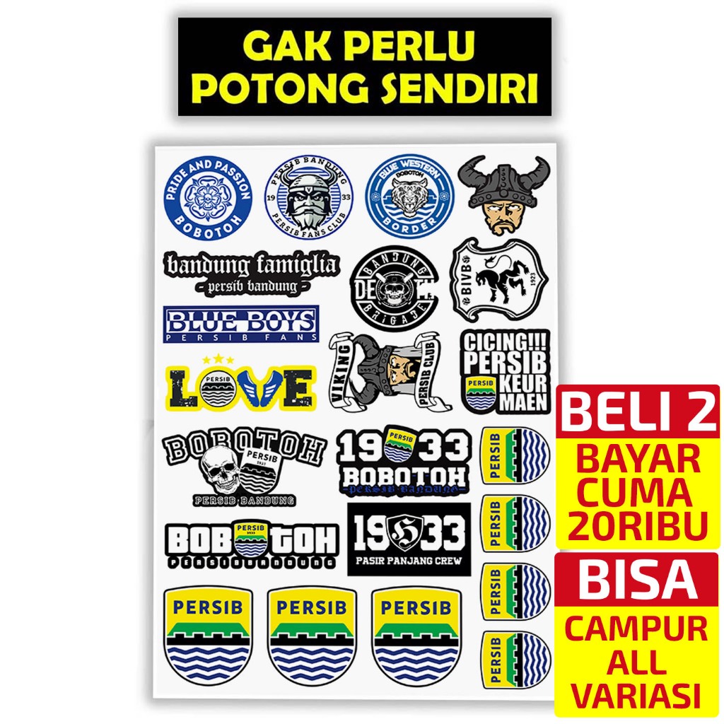 

Sticker Persib Bandung, Hooligan, Persib Bandung, Stiker Persib, Bobotoh