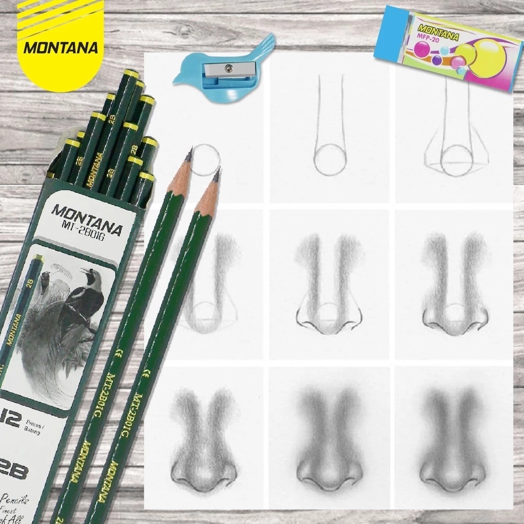 

Pensil 2B Montana Atk Pencil / Pensil Montana Mt2b01-B / 2g Murah Montana MT2B01-B / 2B