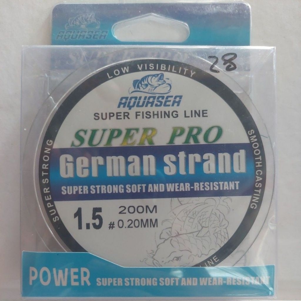 senar german strand aqua pro 200m