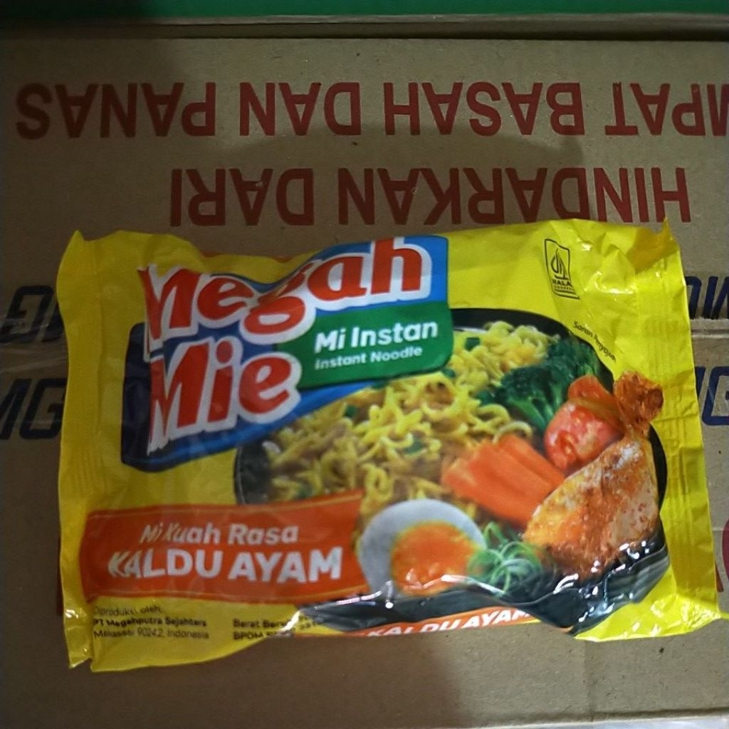 

Megahmie kaldu ayam isi 40