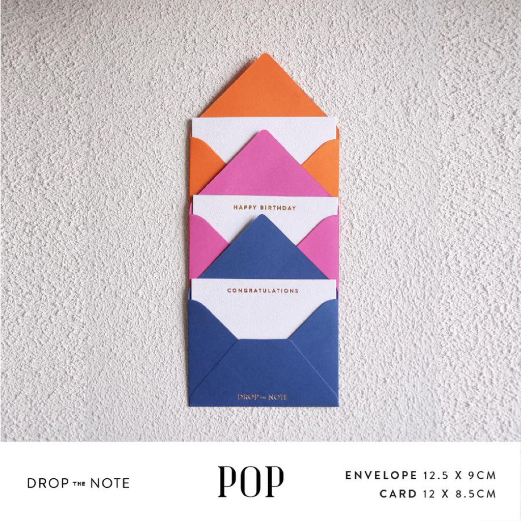 

POP Regular - Amplop & Kartu / Envelope & Card 6pcs