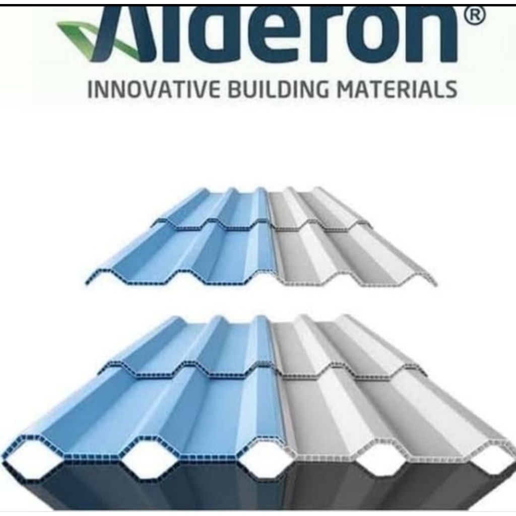 Atap UPVC ALDERON R 830 Double Layer