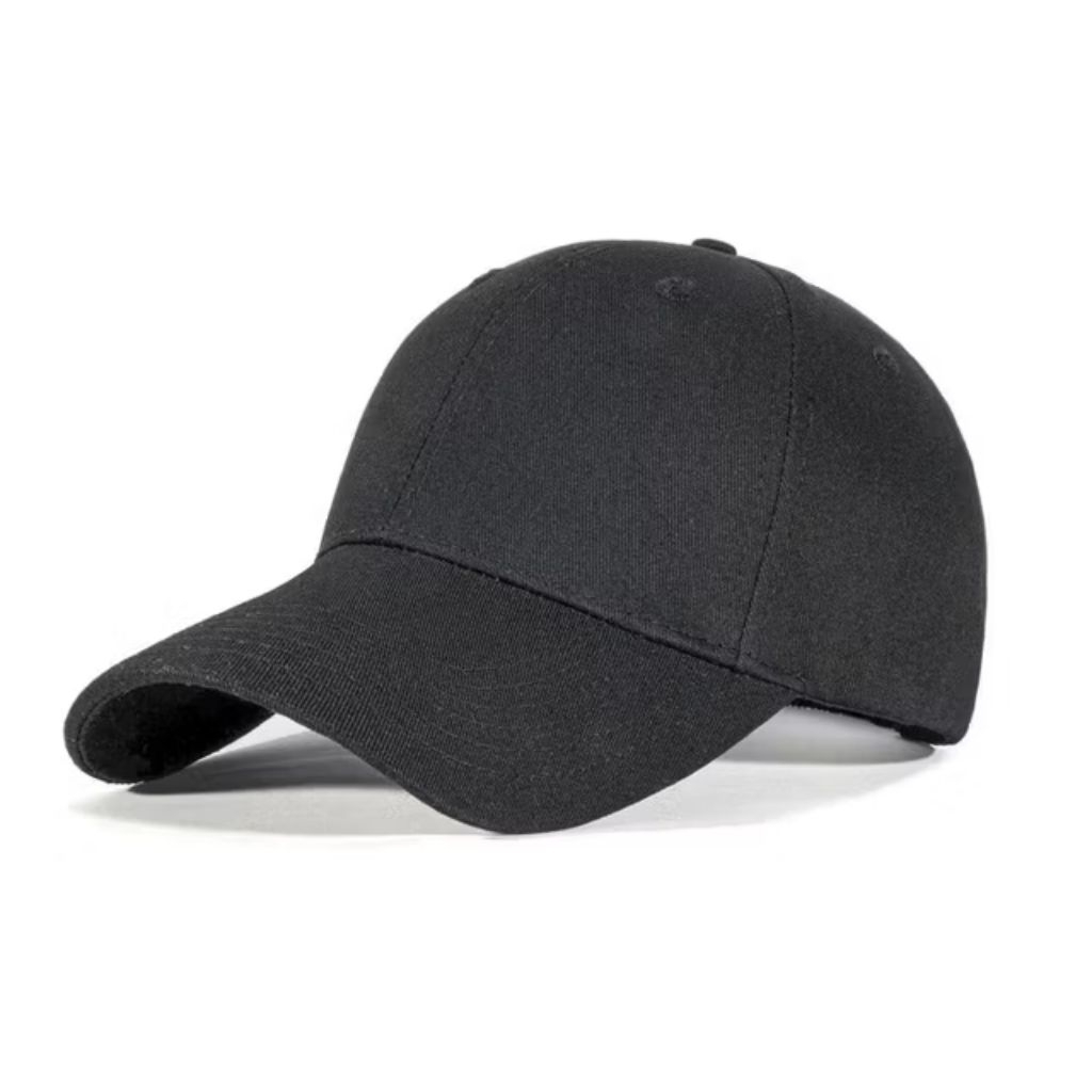 Topi Polos Tebal Hitam